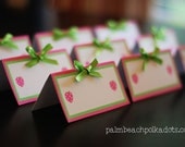 Strawberry Shortcake Birthday Food Tents Food Labels Iby PalmBeachPolkadots.com