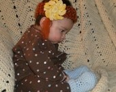 Baby Booties with a cuff - blue - color choices available