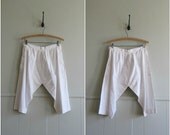 1900s antique white cotton bloomers