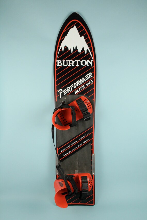 Vintage Retro Burton Snowboard 1980s 1985 by MonDesirVintage