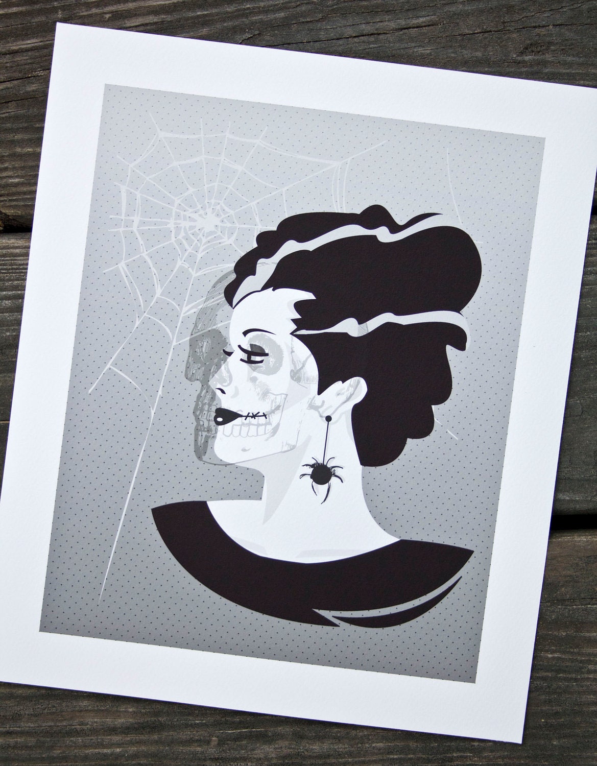 Bride of Frankenstein 8x10 Fine Art Giclee Print