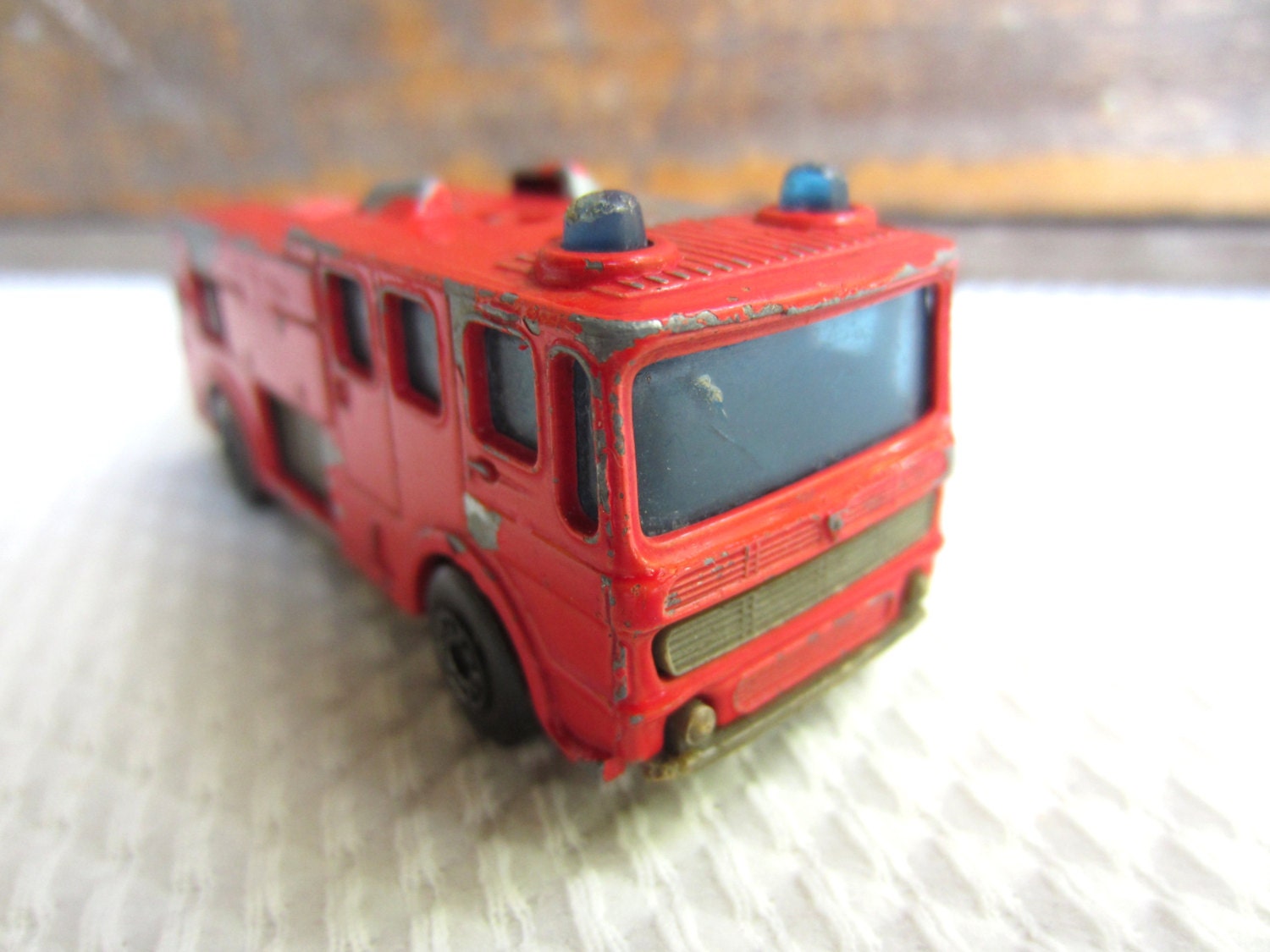 Vintage 1969 Lesney Matchbox Merryweather Fire Engine Fire Truck Made in England