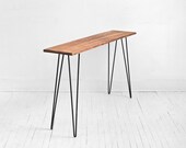 Reclaimed Wood Side Table - Mid Century, Modern, Hairpin Legs, Hairpin, Barn
