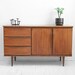 Vintage Walnut Credenza - Mid Century, Modern, Wood, Buffet, Cabinet, Dresser