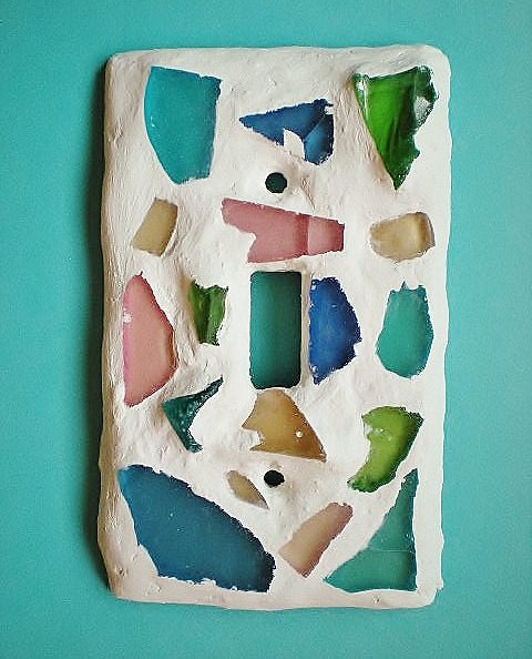 Mosaic Plate Suncatcher  Sun burst