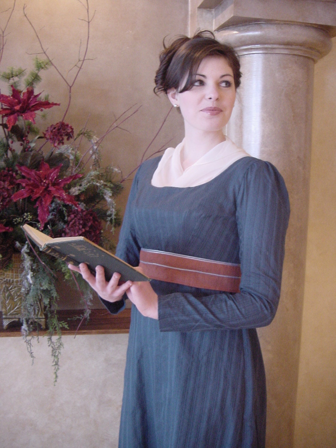 CUSTOM Regency Jane Austen Chiffon Fichu Neck Shawl Scarf