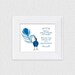 peacock fingerprint guest book - printable file
