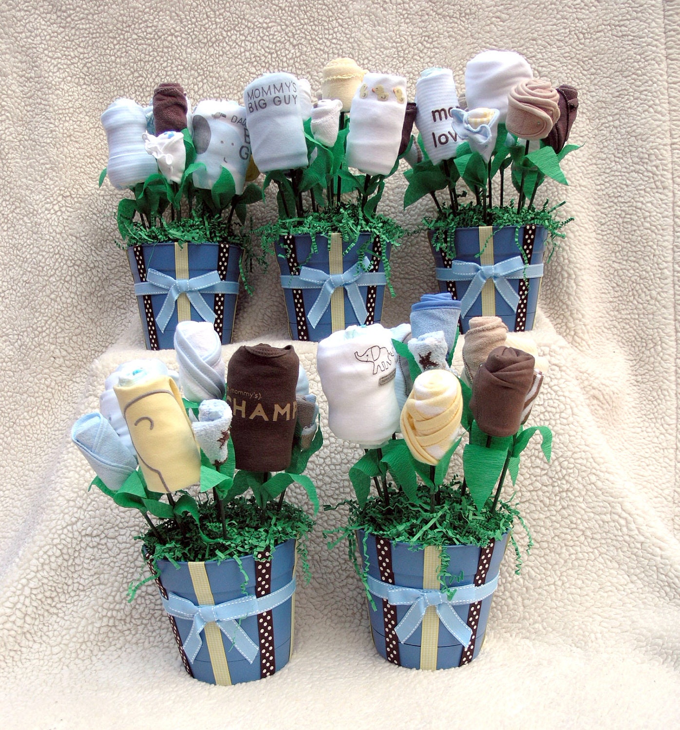 5 Baby Shower Decorations For a Baby Boy Shower by babyblossomco