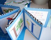 Baby Short Name Gift Alphabet Book Print Baby Keepsake Custom Original Handmade Quiet Book