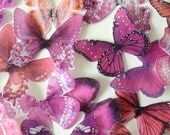 BUY 46 get 6 FREE edible cake decoration - wedding cake toppers - set edible toppers - Food Accessories by Uniqdots on Etsy
