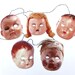Creepy Vintage Doll Head Garland