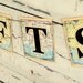 map banner gifts bunting wedding reception recycled decoration