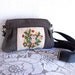 Kitt Wristlet/ Pouch/ Makeup bag/ Wallet with Owl embroidery and (2) sets of straps--Ready to Ship --Save 10% w/ code SAVE10