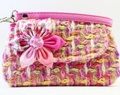 Yarn Clutch, Wallet, Fabric Cases, Fabric Wallet, Gadget Wallet iPhone Samsung Galaxy, CellPhone Case, Padded