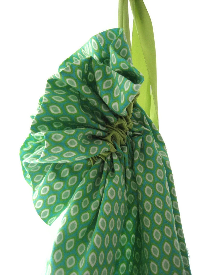 Modern Peacock Travel Laundry Bag