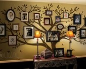 Tree Wall Decals Wall Stickers - Family Tree Wall decal - Photo frame tree decal