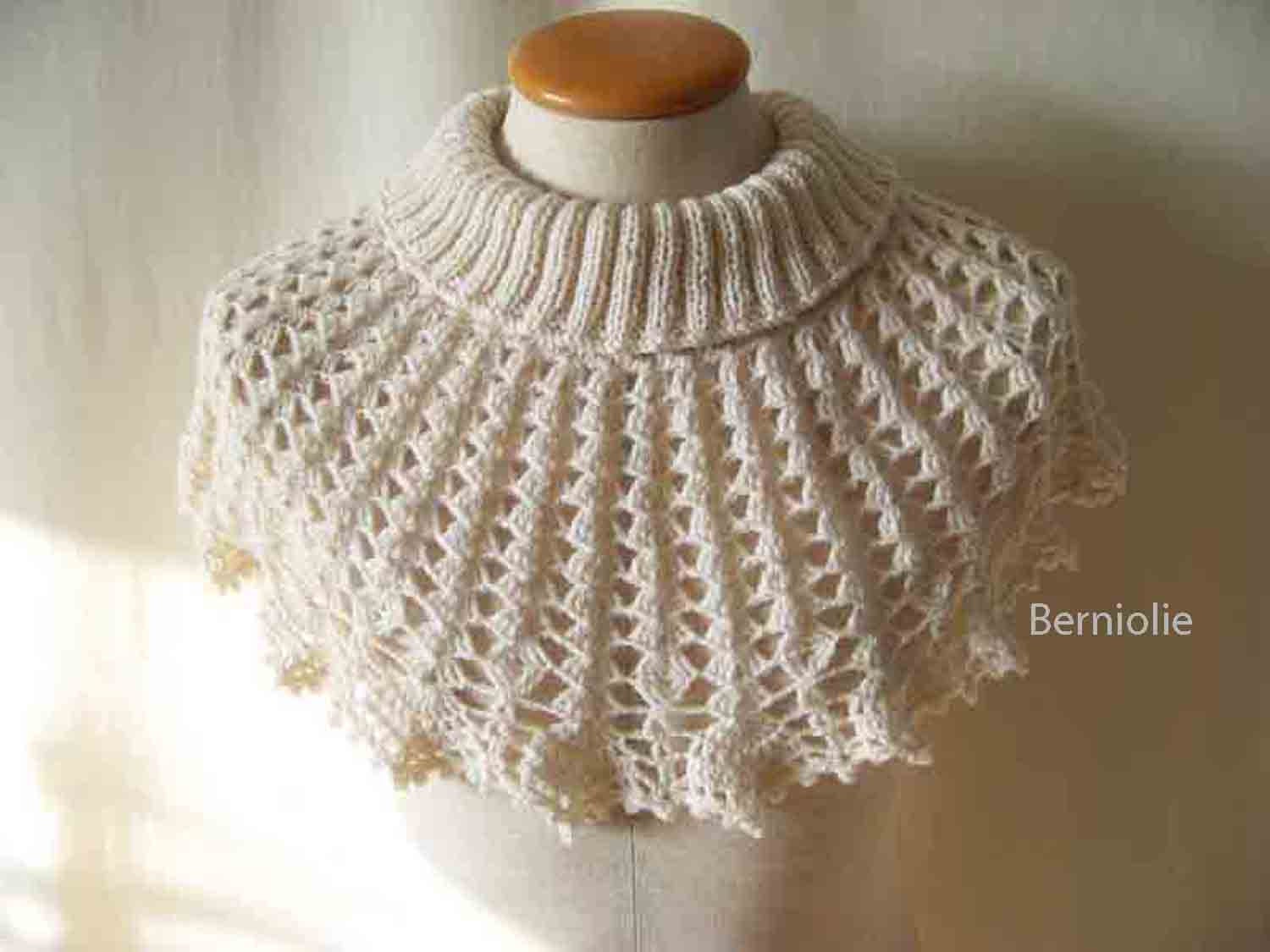WALDA, Knitting/crochet cowl pattern, PDF