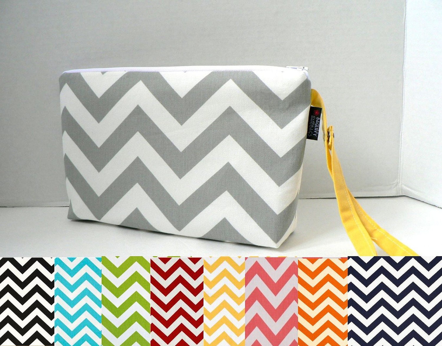 Zippered Diaper Clutch - Custom Design Your Own In Your Choice Of Chevron
