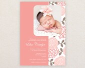 Girls Photo Christening/baptism Invitations. I Customize, You Print. Il_170x135