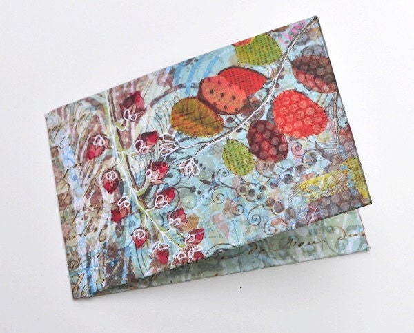 Flowers and Berries Paper Wallet