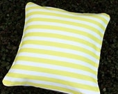 Lemon Stripes Pillow