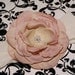 Treasury Featured Shabby Chic Rhinestone Center Flower With Interchangeable Soft Stretch Nylon Headband- Newborn-Toddler- Photo Prop