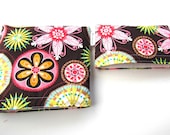 Reusable Sandwich Bag Set -- Carnival Bloom Sandwich Bag and Snack bag