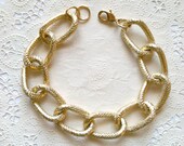 Chunky Gold Chain Bracelet
