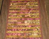Quilted Table Runner- Cotton Table Decor- Fall Home Decor