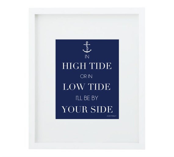 High Tide or Low Tide Anchor Print