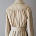 70s trench / 1970s tan princess trench coat / Tan Bella jacket