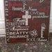 Family Subway Art Sign, Personalized to tell your family's story 16x24