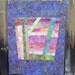 Baby Quilt - Handmade - Original Design - Art or Bedding - ooak - "JEWEL"