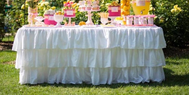 Ruffled Tablecloth