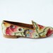 Vintage Zalo Tapestry Loafers Size 7 Floral Needlepoint