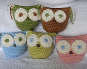 Amelia Owl - Organic Cotton - Pick your color