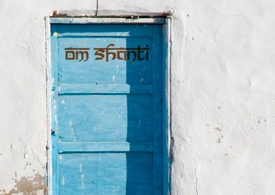 Om Shanti wall Art decal