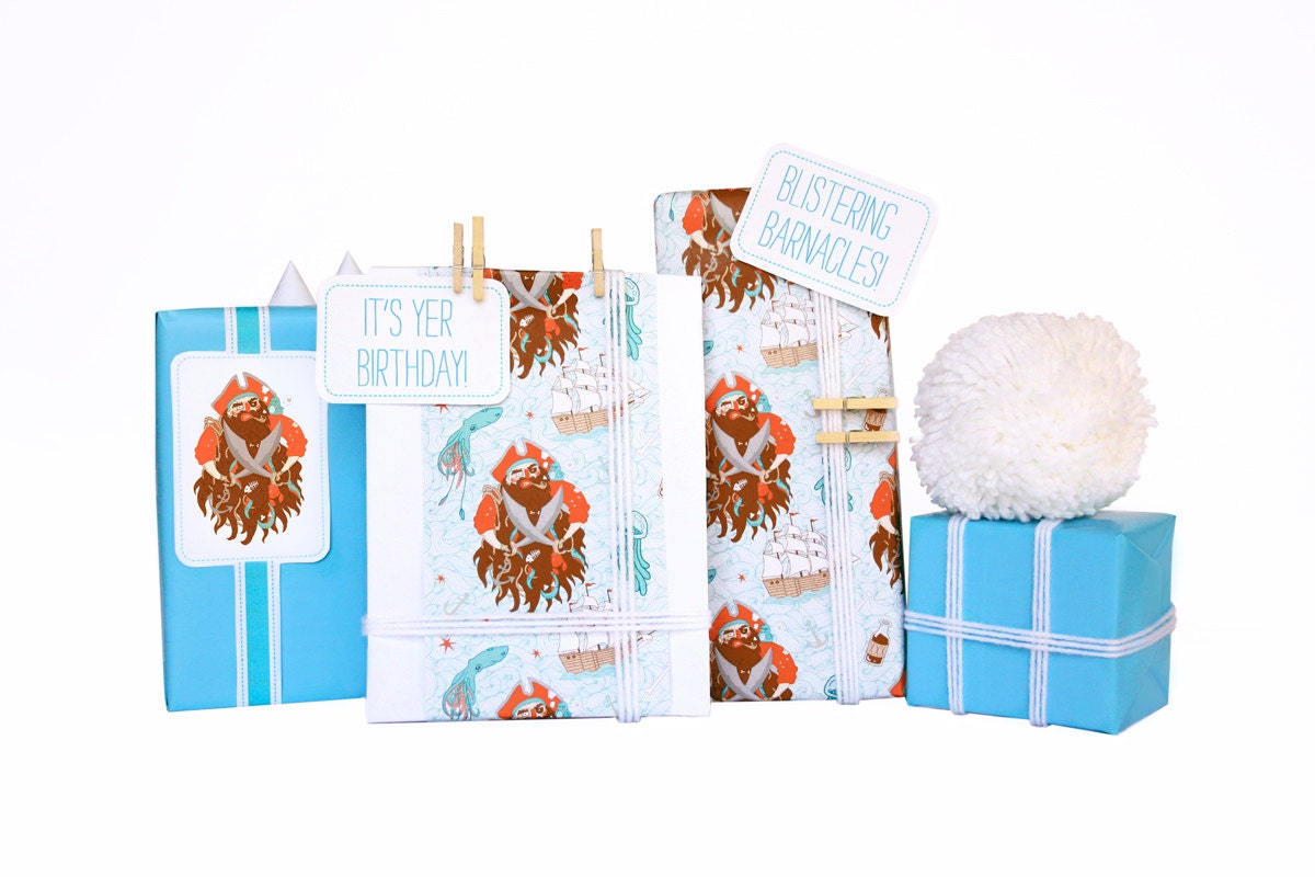 Pirates Wrapping Paper