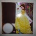 Disney Princess - Beauty and the Beast - Belle of the ball 8 x 8 scrapbook page