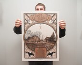 Screen Printed Gig poster for The Pete Kilpatrick Band