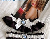 BMW garters - Wedding garters - Bridal garter set