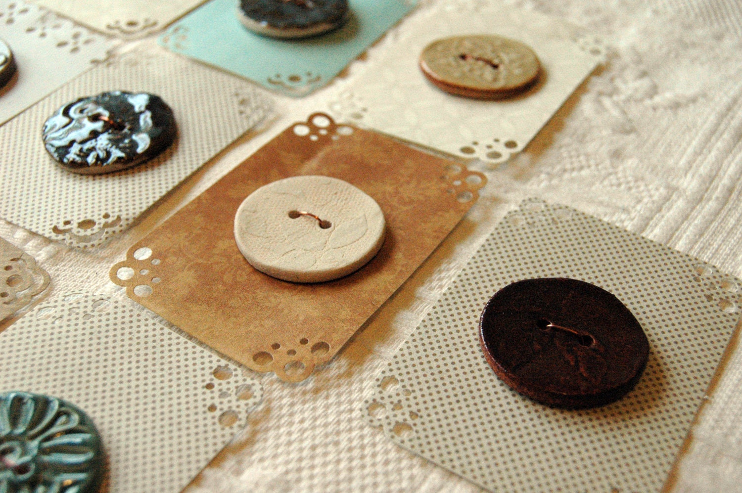 Large Ceramic Button
