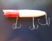 Vintage Look Decor Wooden Fishing Lure  Great Valentine Gift for the Man in Your Life