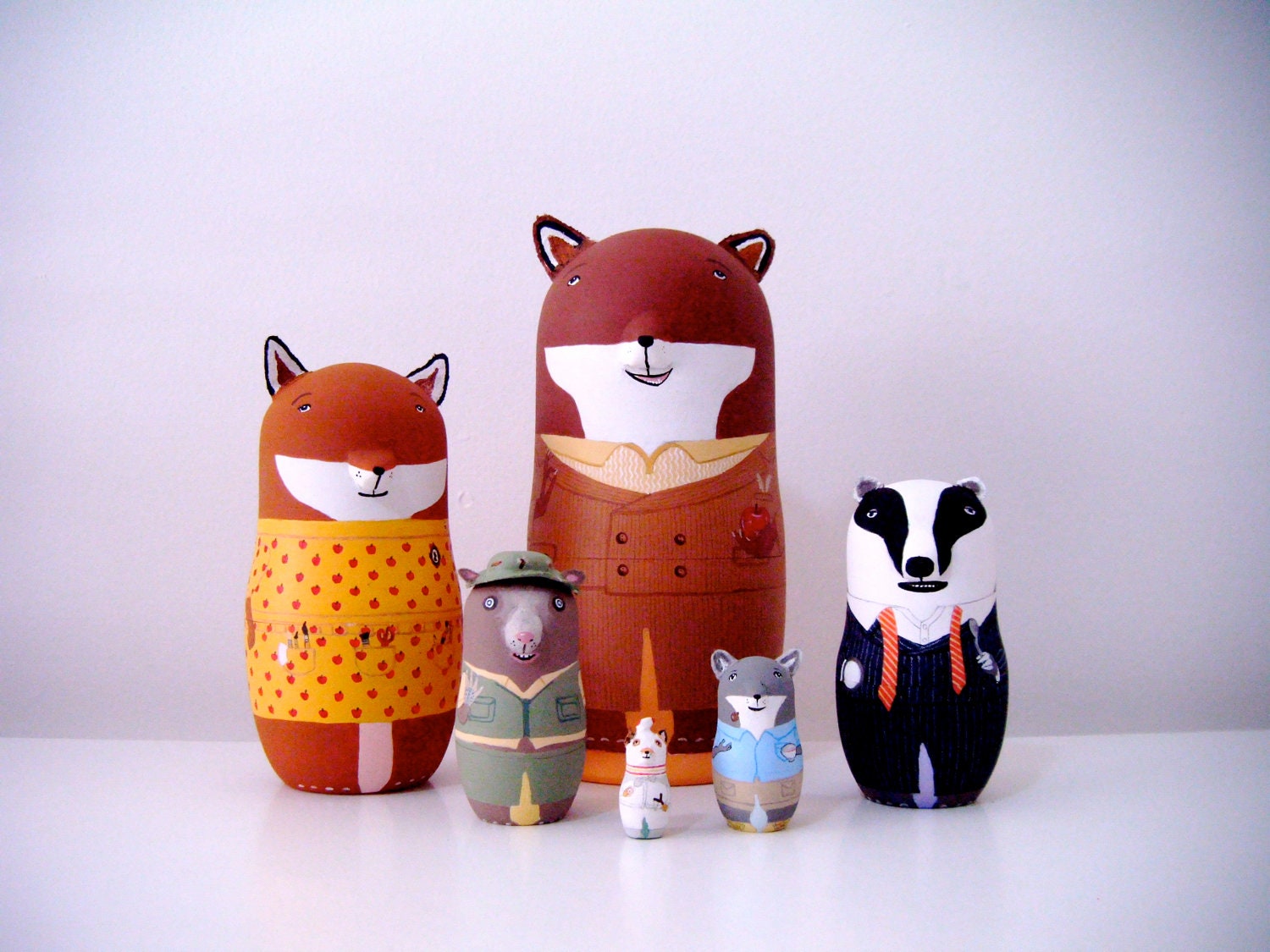 The Fantastic Mr. Fox Matryoshka Dolls