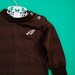 Vintage 1970s Baseball Themed Baby Shirt- Size 12 Months