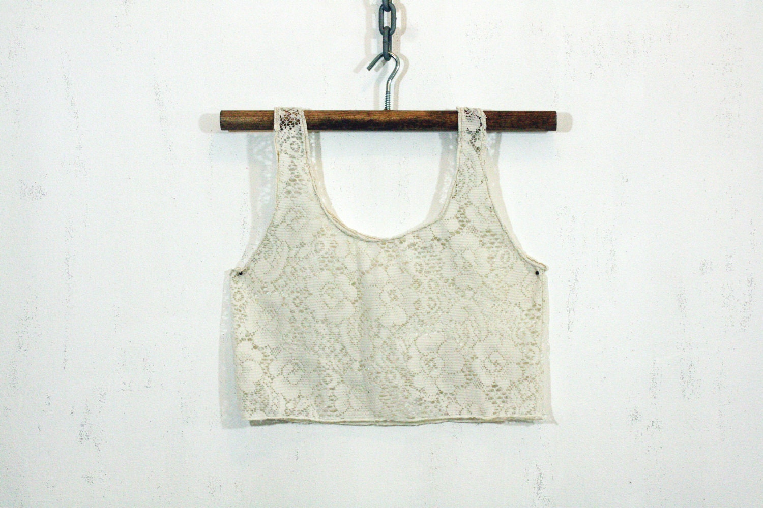 Floral Lace Tank Top S