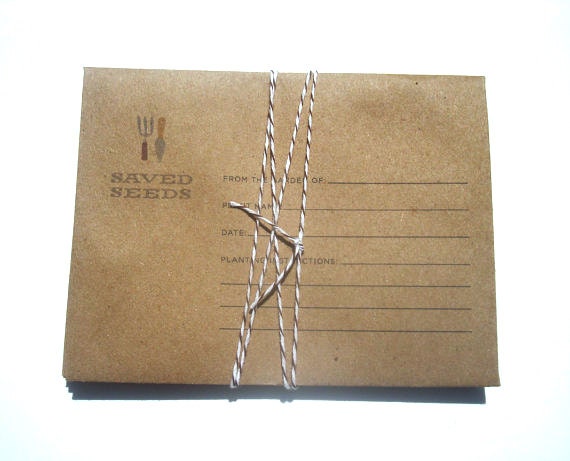 seed saver envelopes - set of 4