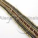 DISTINCTION Bracelet. 24 kt Gold Plated, swarovski, Crystal, Brown, Iridescent, Warm, Seed Bead, Elegant, Indigenous Arts, Nancy Morris