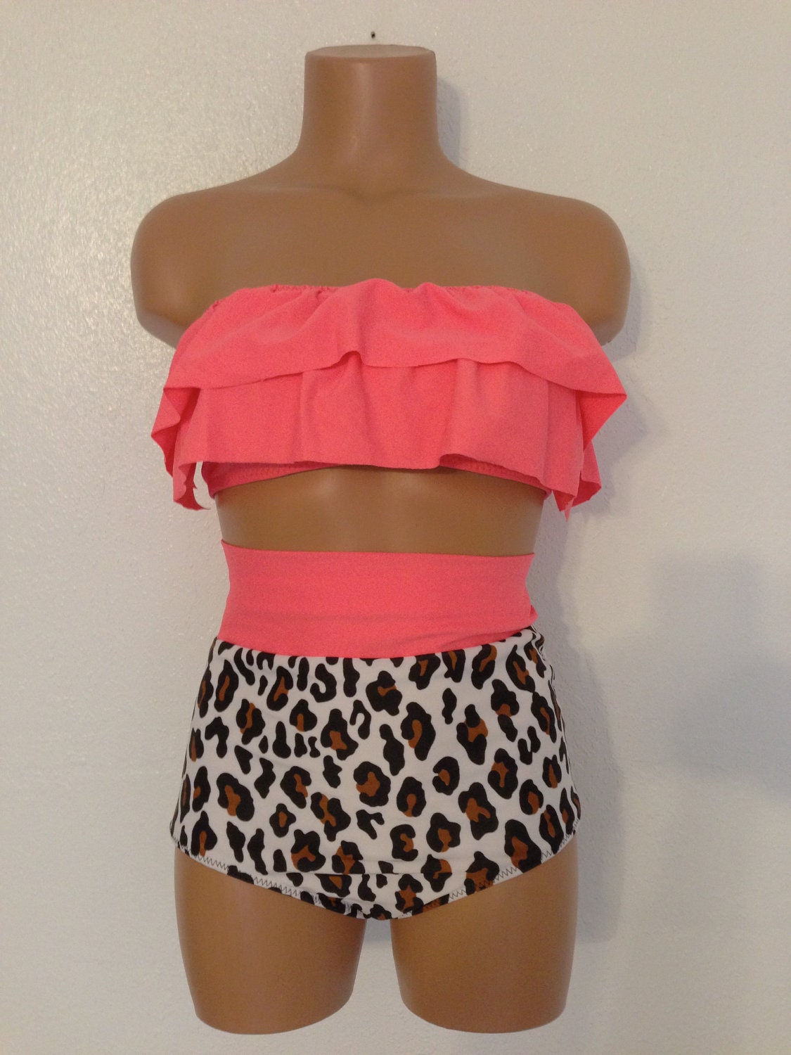 cheetah retro bikini
