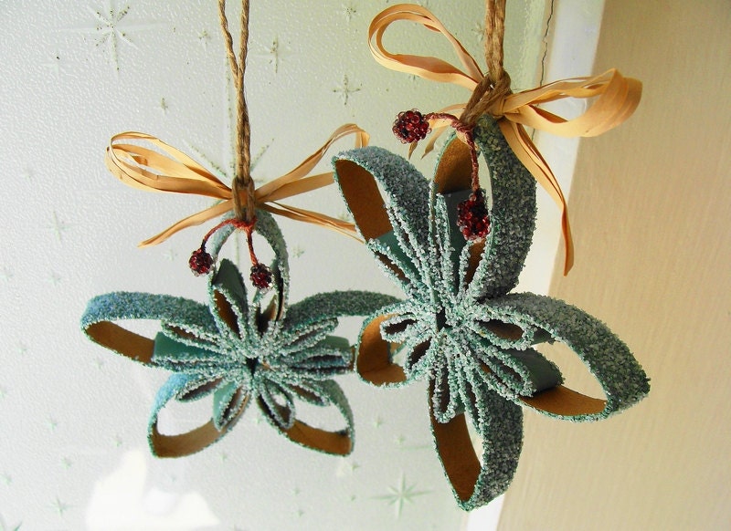 Christmas Ornament, Snowflake Ornament, Tree Ornament, Tree Decoration, Aqua, Mint, Table Decoration